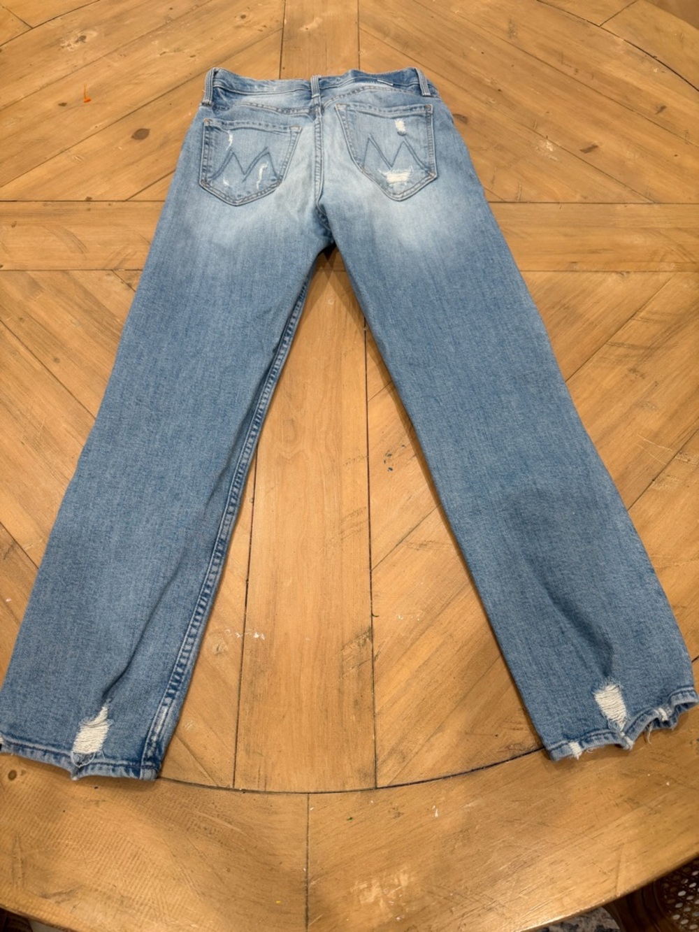 MOTHER The Tomcat The Confession Distressed Skinny Jeans Size 24 - Picture 9 of 11